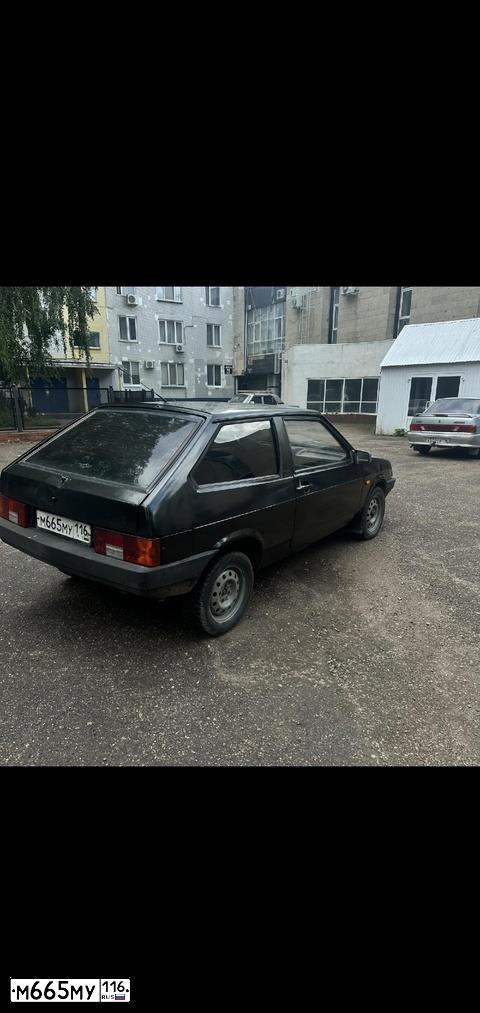 Фото автомобиля LADA 2108 SAMARA, 1997 — госномер М665МУ116. Цвет: ЛАЗУРНО-СИНИЙ