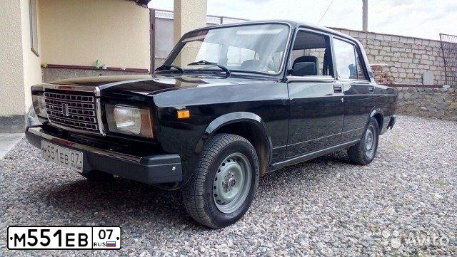 Фото автомобиля LADA 2107 LADA, 2010 — госномер М551ЕВ07. Цвет: СИНЕ- ЧЕРНЫЙ