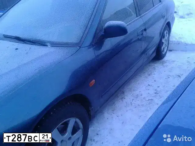 Фото автомобиля MITSUBISHI GALANT, 1997 — госномер Р204ЕВ152. Цвет: ЗЕЛЕНЫЙ
