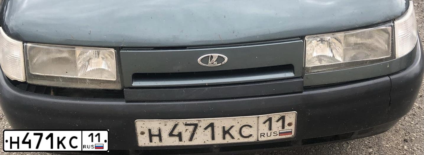 Фото автомобиля LADA 2112, 2008 — госномер Р808ХА11. Цвет: СЕРО-СИНЕ-ЗЕЛЕНЫЙ