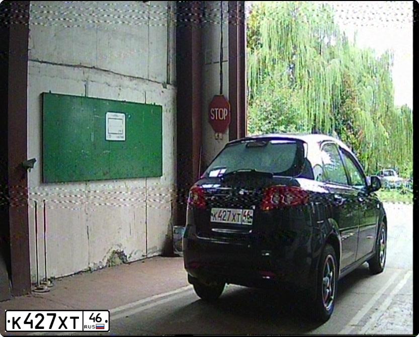 Фото автомобиля CHEVROLET LACETTI, 2010 — госномер К427ХТ46. Цвет: ЧЕРНЫЙ
