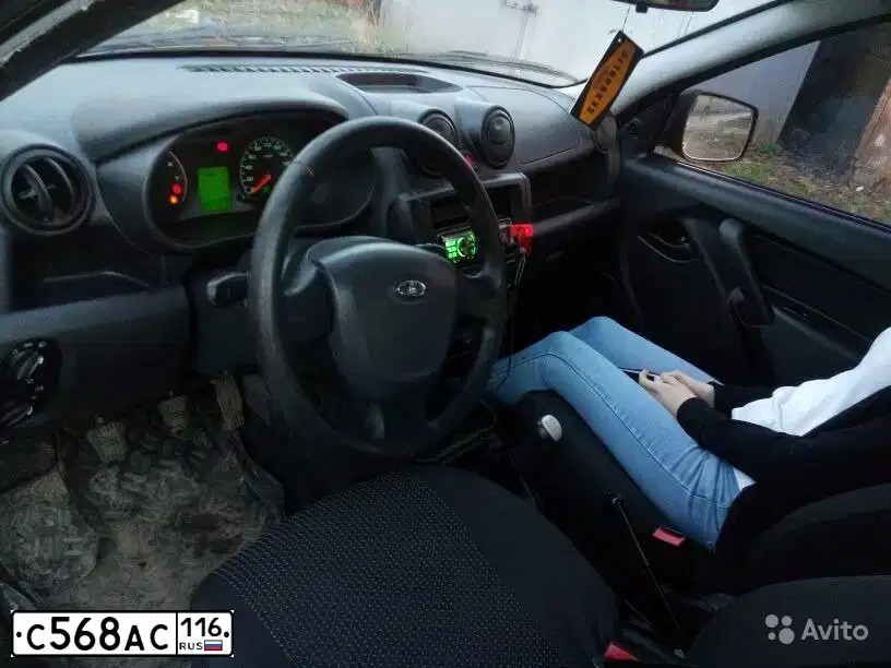 Фото автомобиля LADA GRANTA, 2012 — госномер К370ОМ62. Цвет: СЕРО-ЧЕРНЫЙ