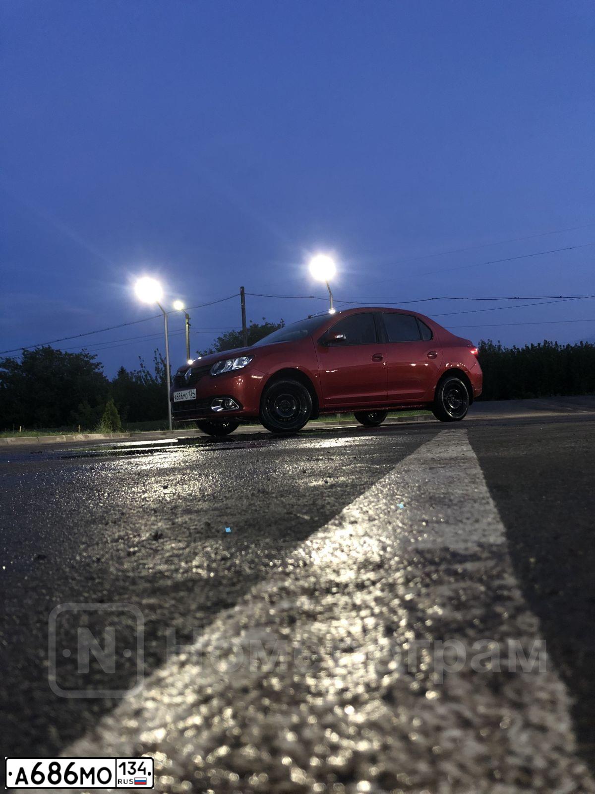 Фото автомобиля RENAULT Logan, 2014 — госномер А686МО134