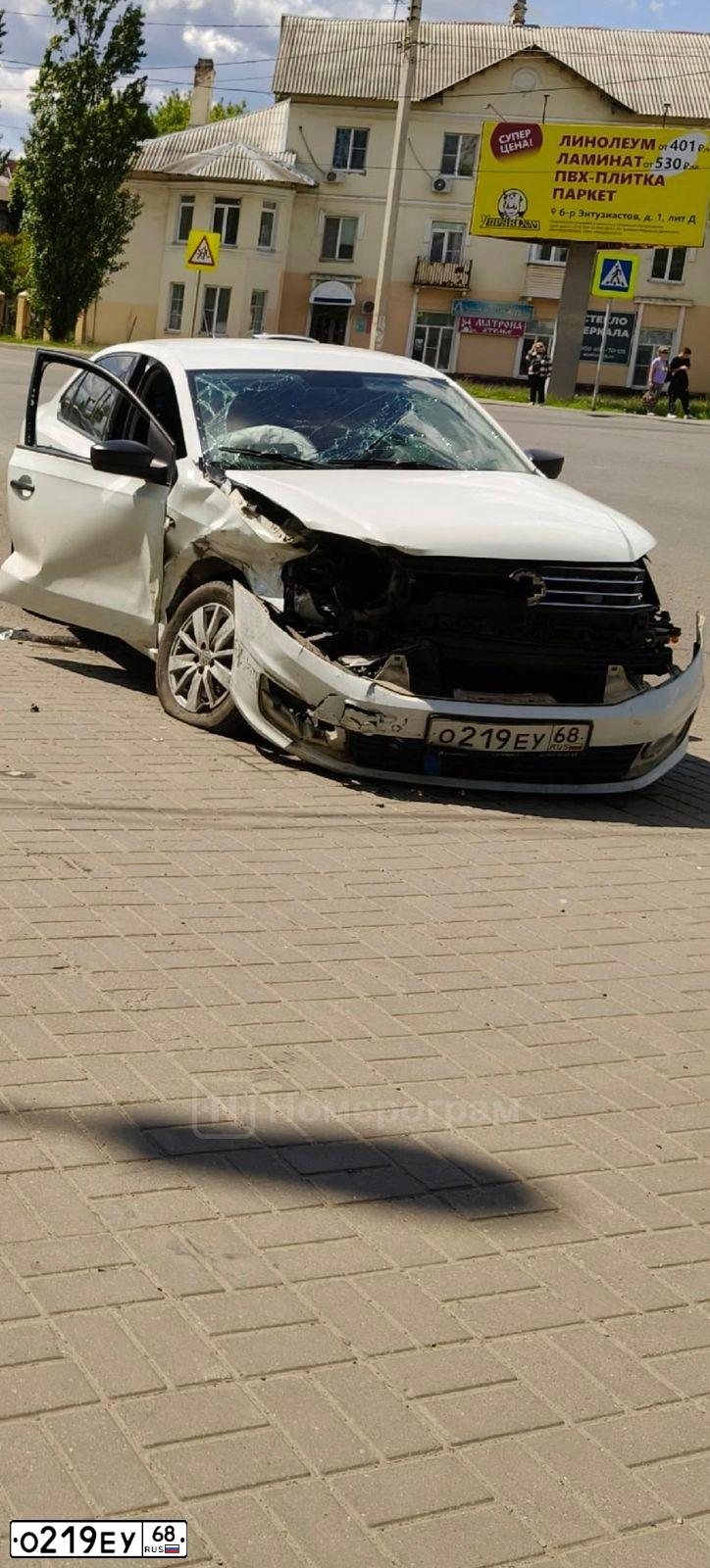 Фото автомобиля VOLKSWAGEN POLO, 2018 — госномер О219ЕУ68. Цвет: БЕЛЫЙ