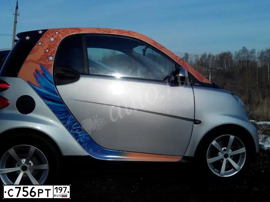 Фото автомобиля SMART FORTWO, 2008 — госномер В952ВМ550. Цвет: СЕРЫЙ СВЕТЛЫЙ
