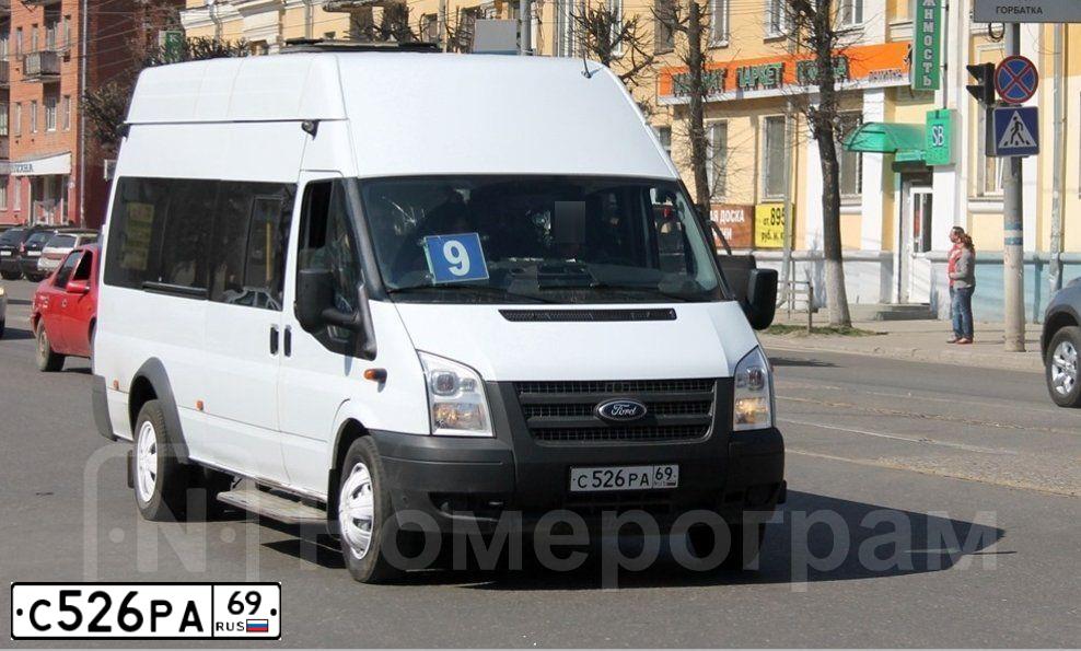 Фото автомобиля FORD TRANSIT, 2012 — госномер У377МР05. Цвет: Белый