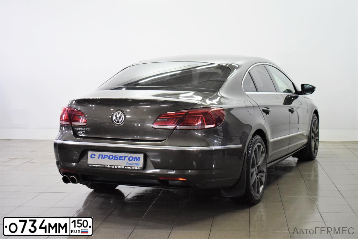 Фото автомобиля VOLKSWAGEN CC, 2014 — госномер В481АА122. Цвет: Коричневый