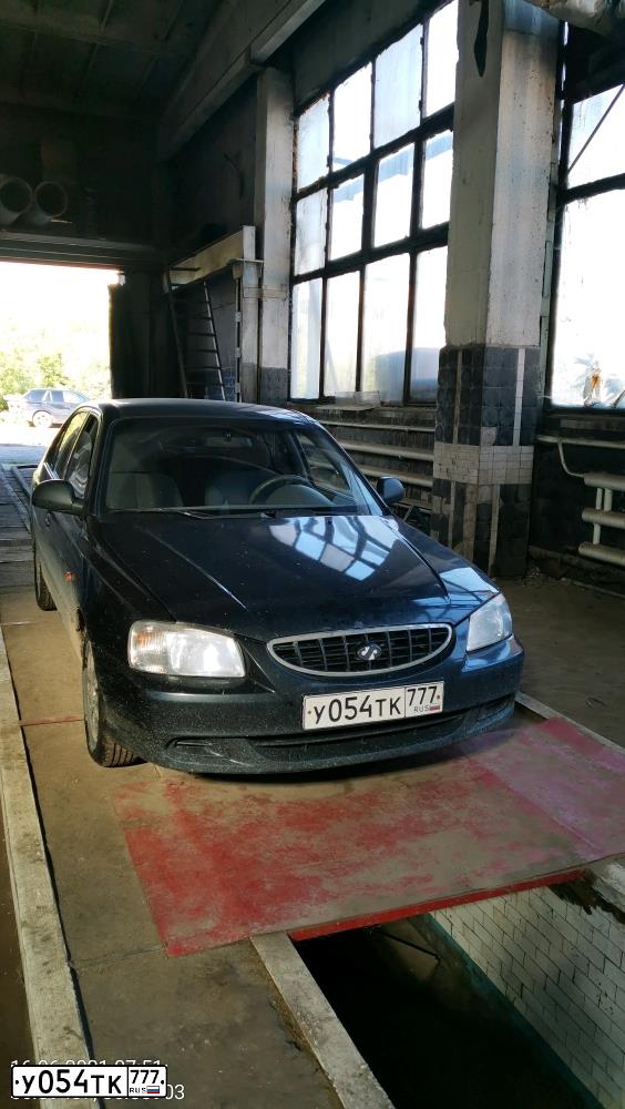 Фото автомобиля TAGAZ ACCENT, 2008 — госномер С221ТХ69. Цвет: ЧЕРНЫЙ