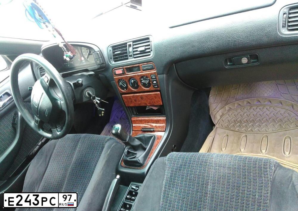 Фото автомобиля HONDA ACCORD, 1996 — госномер Е243РС97. Цвет: ЧЕРНЫЙ