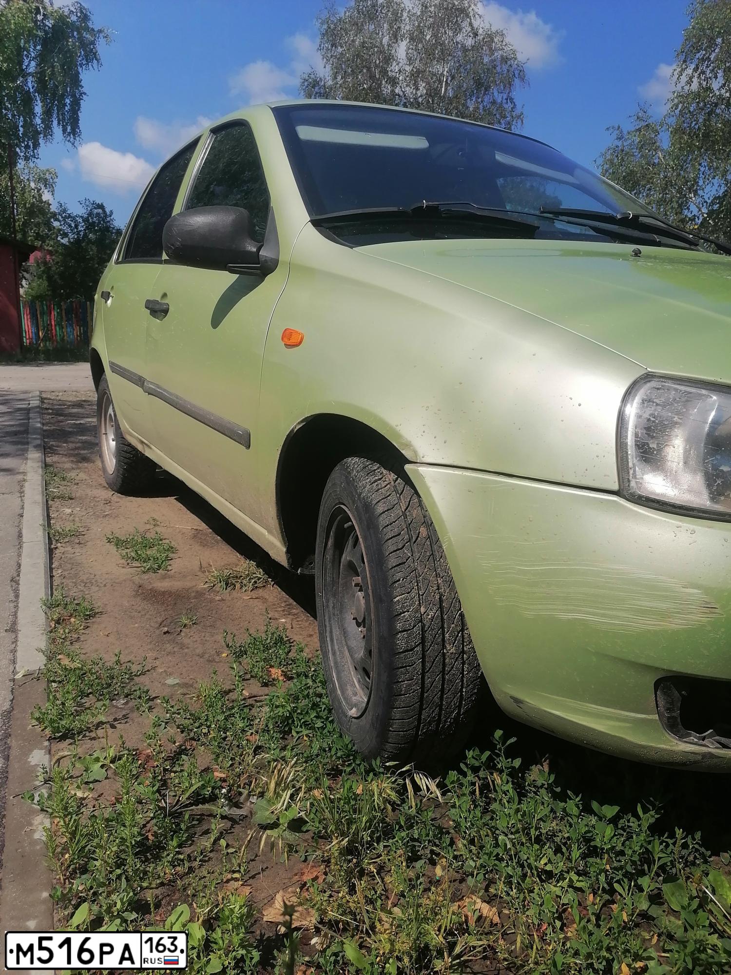 Фото автомобиля LADA 1118 KALINA, 2006 — госномер К104СН763. Цвет: СВЕТЛО-ЗЕЛЕНЫЙ ПЕРЛАМУТР