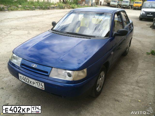 Фото автомобиля LADA 2110, 2002 — госномер Е402КР174. Цвет: СИНИЙ