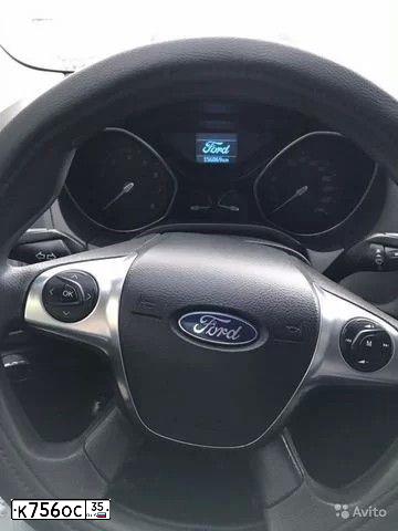 Фото автомобиля FORD FOCUS, 2012 — госномер А285НЕ33. Цвет: ТЕМНО-СИНИЙ