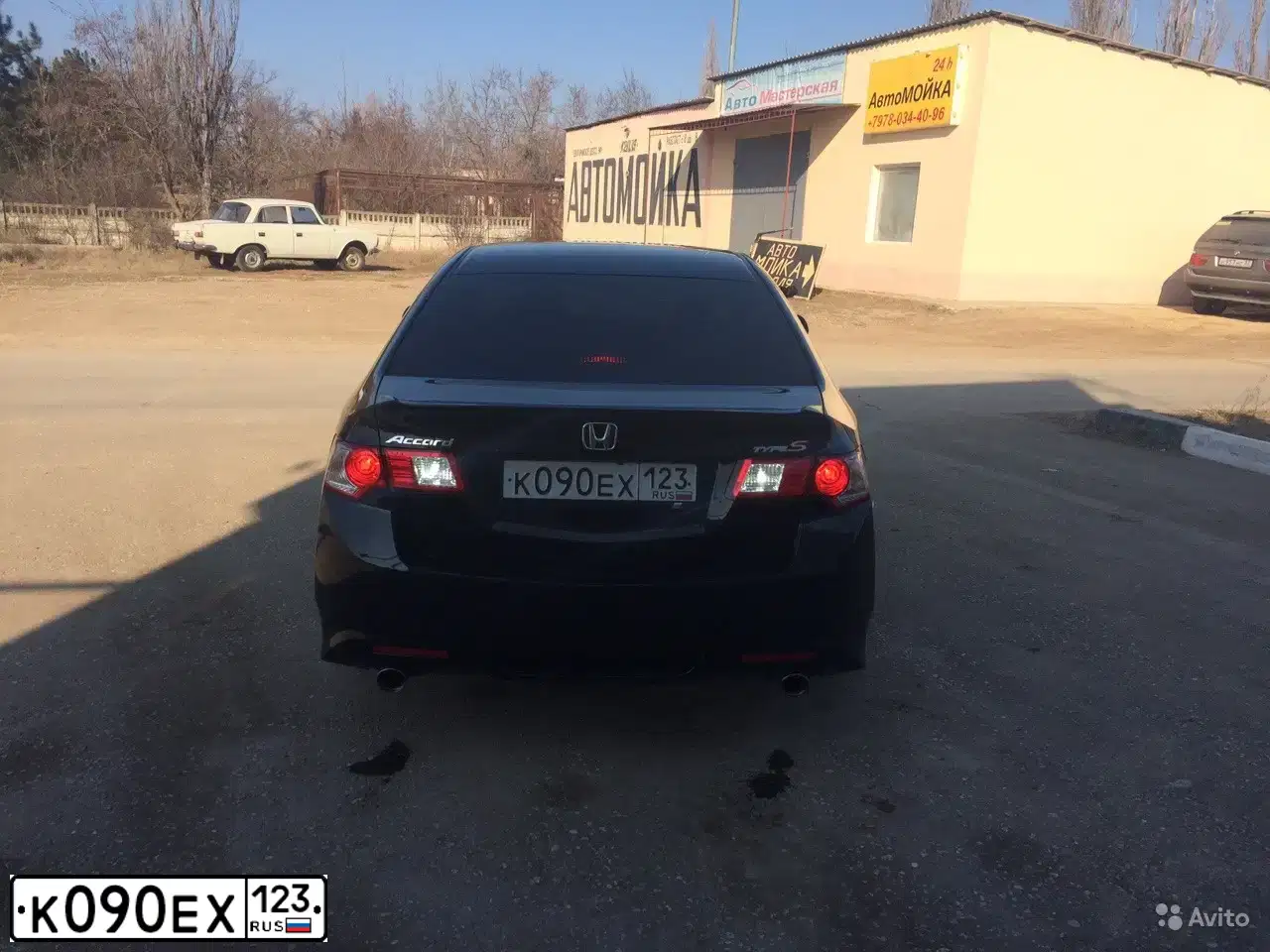 Фото автомобиля HONDA ACCORD, 2008 — госномер К090ЕХ123. Цвет: ЧЕРНЫЙ МЕТАЛЛ