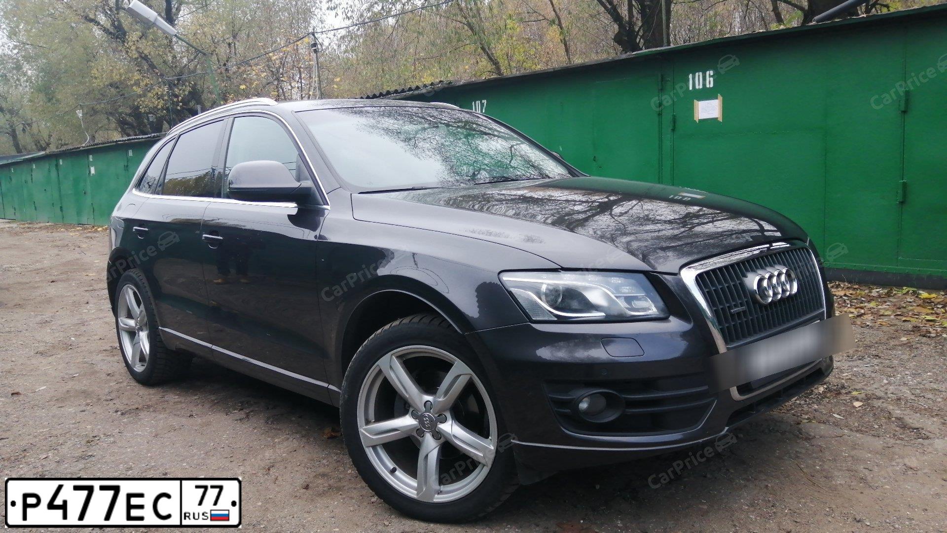 Фото автомобиля AUDI Q5, 2009 — госномер Н328ВУ774. Цвет: ЧЕРНО-СЕРЫЙ