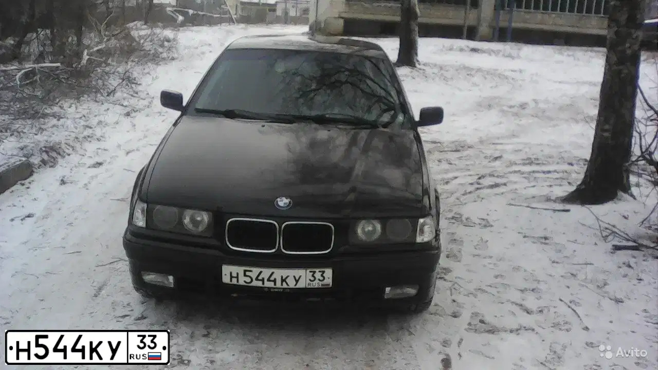 Фото автомобиля BMW W SERIE 3, 1992 — госномер Н597СХ33. Цвет: ЧЕРНЫЙ
