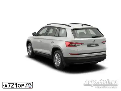 Фото автомобиля SKODA KODIAQ, 2018 — госномер А721ОР799. Цвет: БЕЛЫЙ