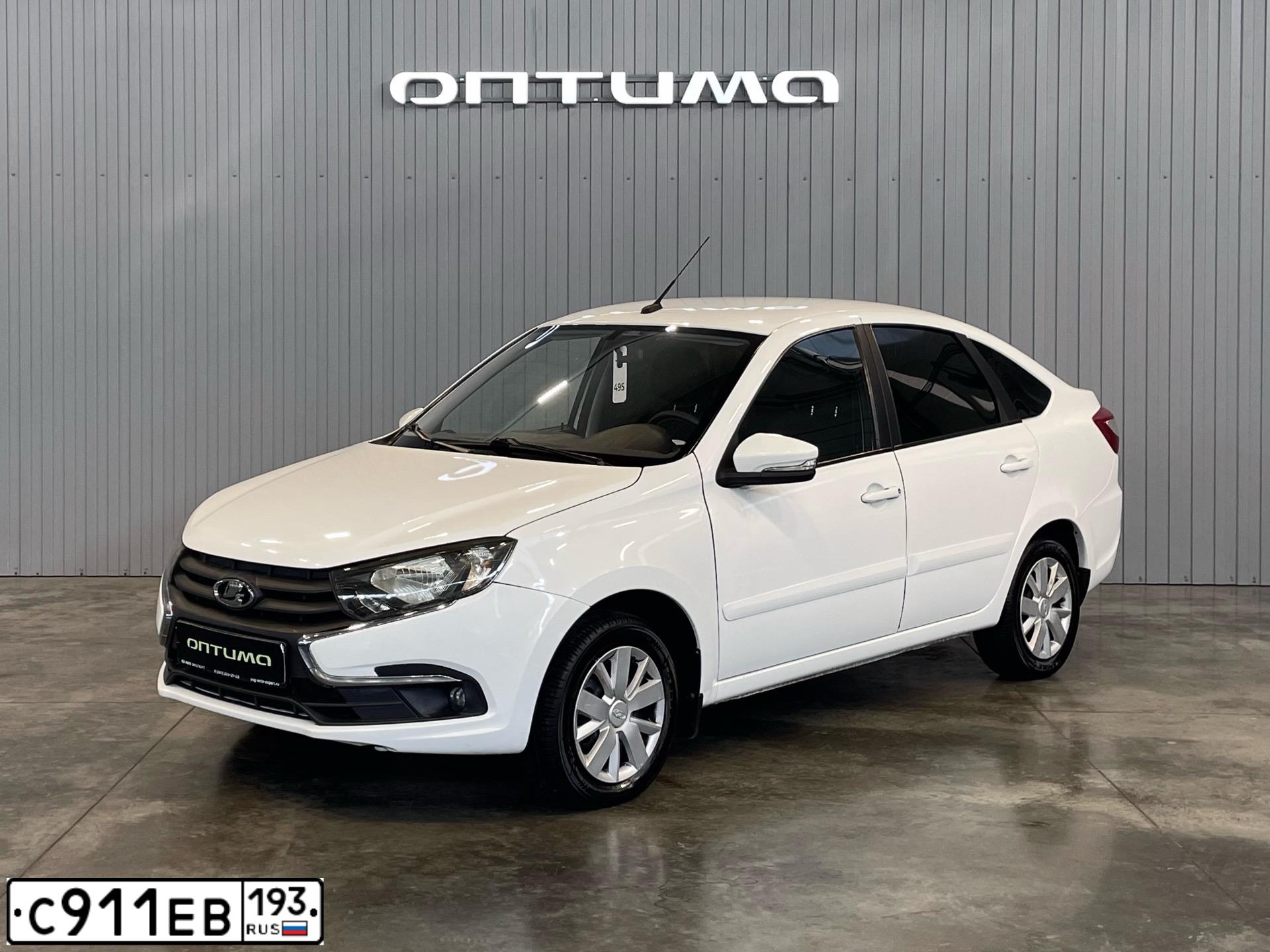 Фото автомобиля LADA 2191 GRANTA, 2019 — госномер С970РЕ193. Цвет: Белый