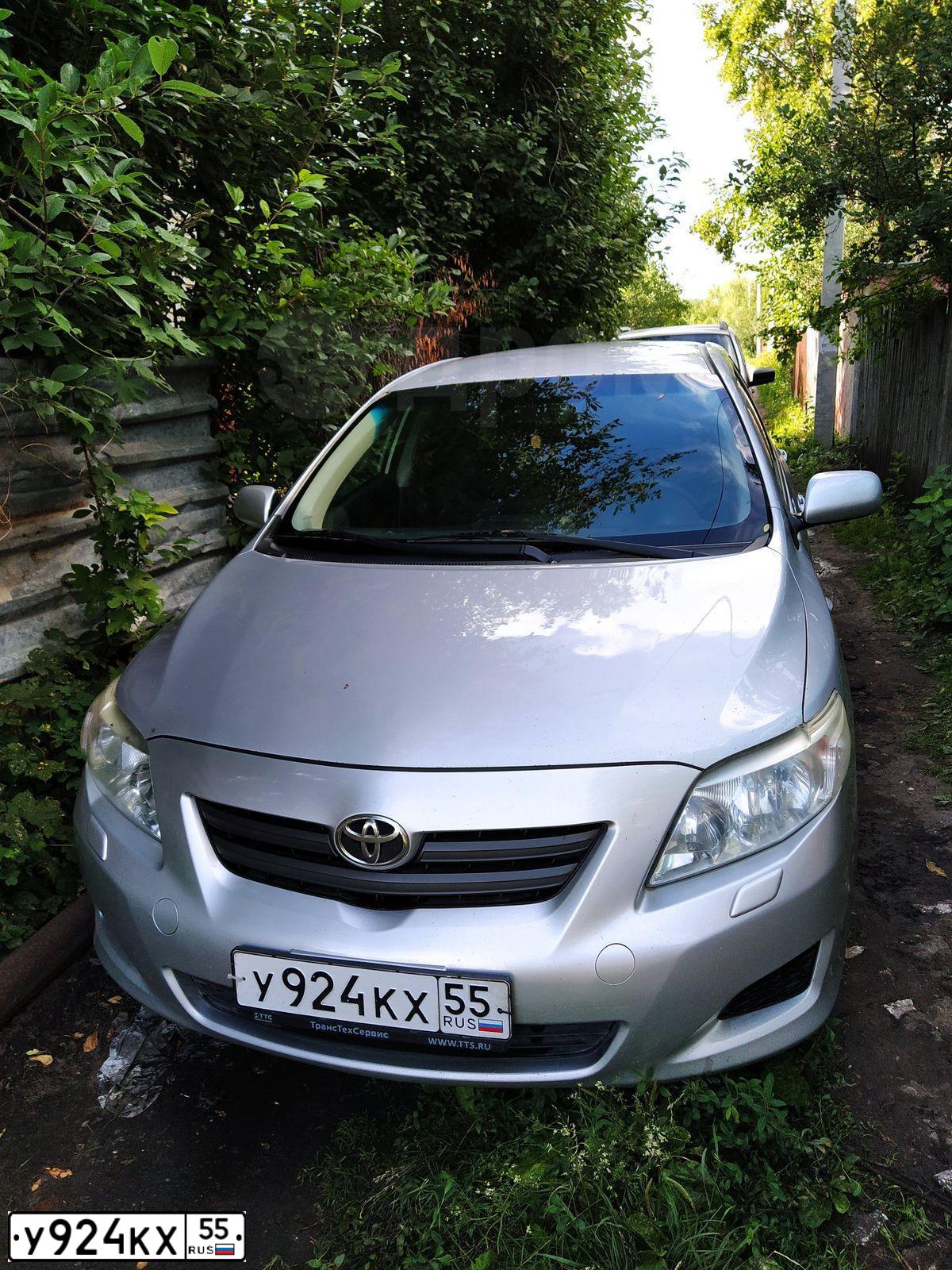 Фото автомобиля TOYOTA COROLLA, 2008 — госномер А438ВВ172. Цвет: СЕРЕБРИСТЫЙ