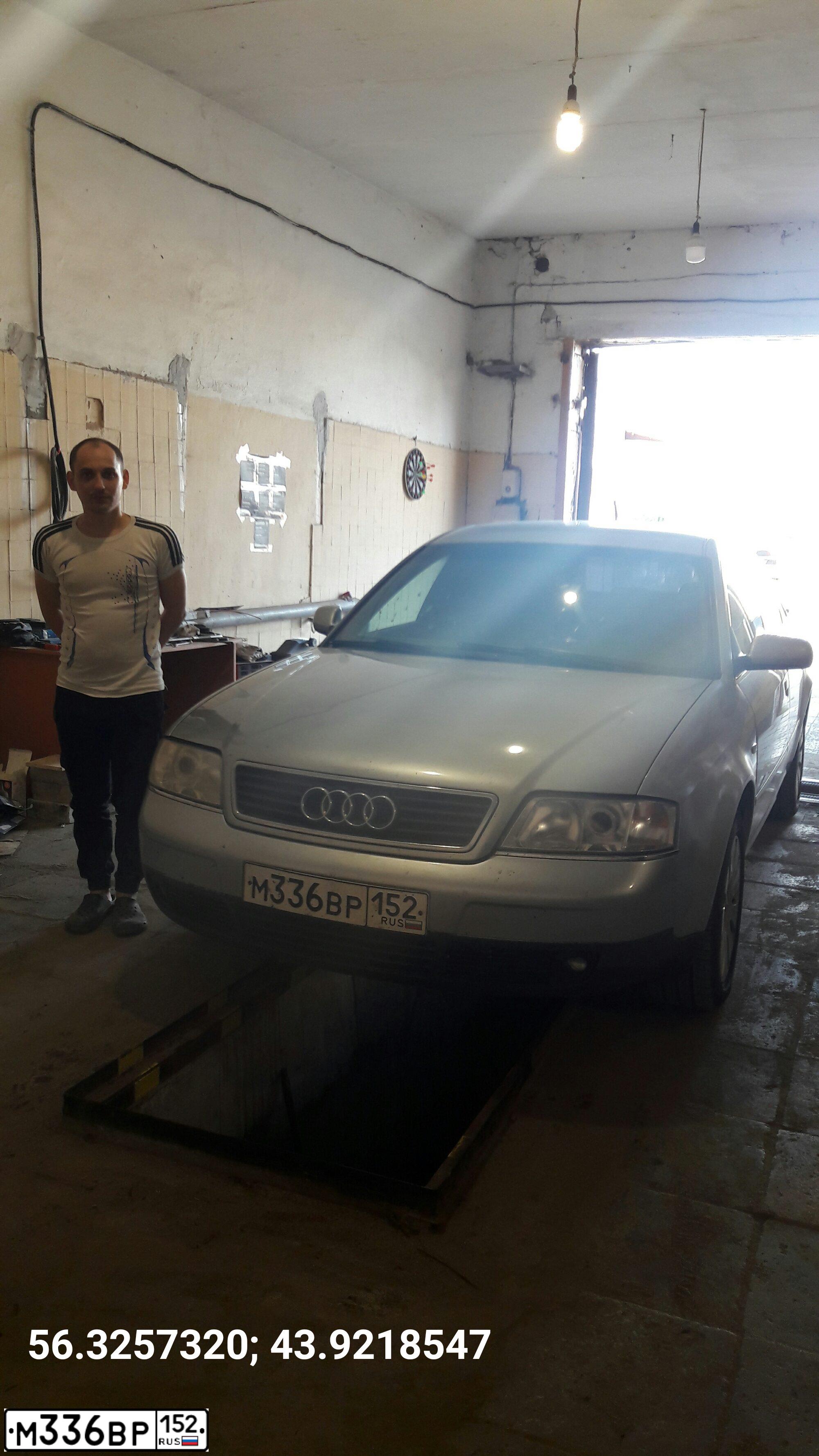 Фото автомобиля AUDI A6, 1998 — госномер А322ВУ252. Цвет: СЕРЕБРИСТЫЙ