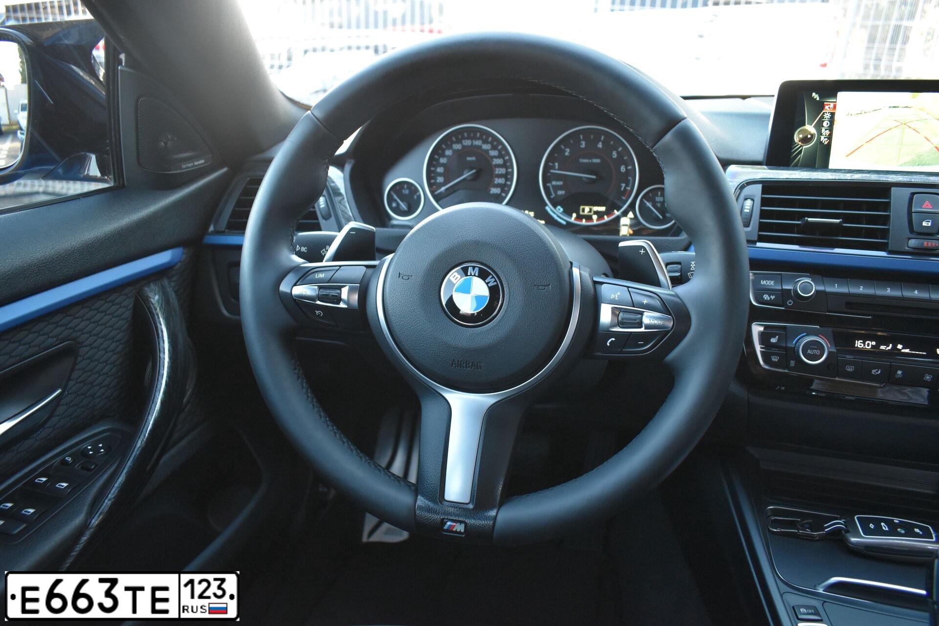 Фото автомобиля BMW 428I, 2015 — госномер К060КС761. Цвет: синий