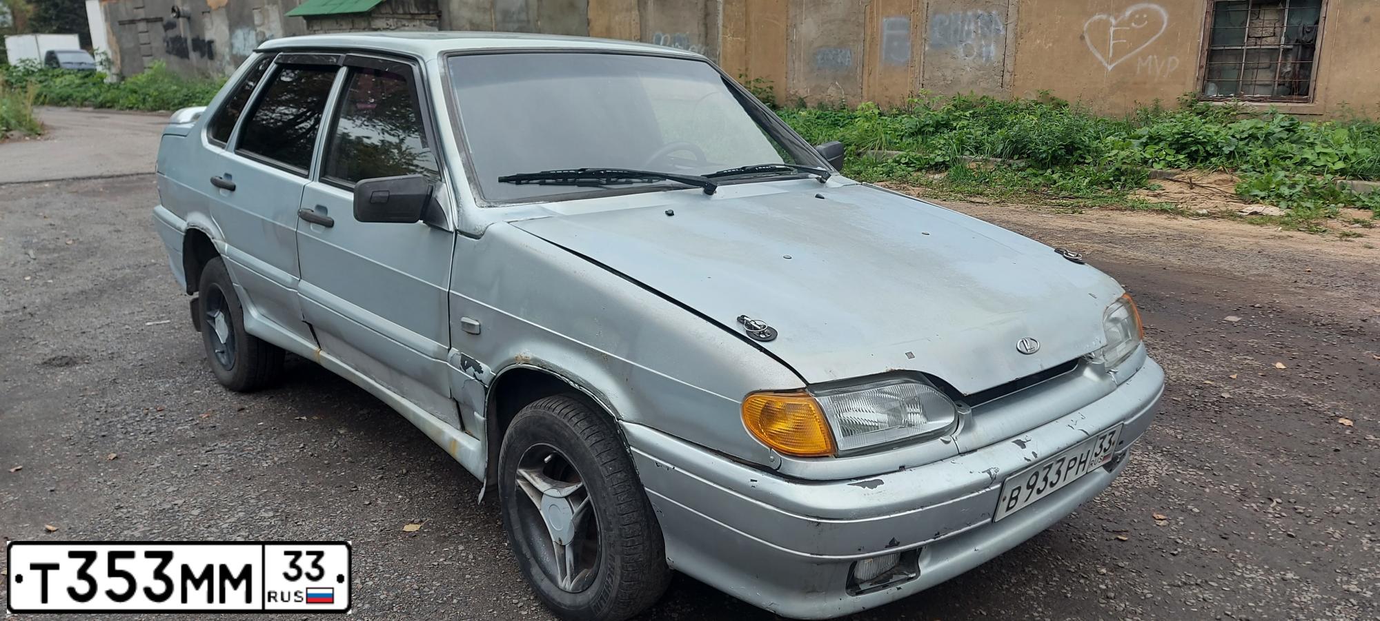 Фото автомобиля LADA 2112 LADA, 2002 — госномер Т708РУ33. Цвет: СЕРЕБРИСТО-СЕРЫЙ