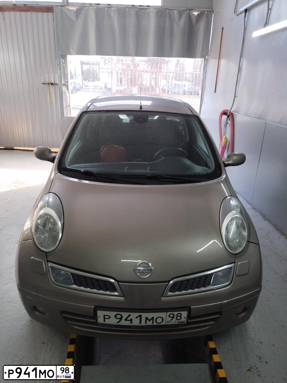 Фото автомобиля NISSAN MICRA, 2007 — госномер А516МТ15. Цвет: СВЕТЛО-КОРИЧНЕВЫЙ