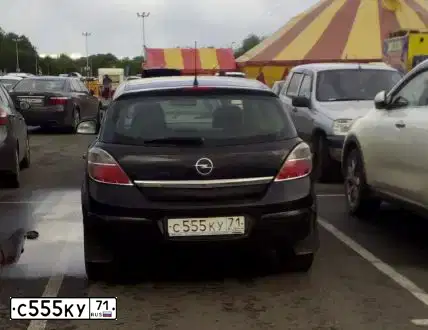 Фото автомобиля OPEL ASTRA, 2012 — госномер У620АН71. Цвет: ЧЕРНЫЙ