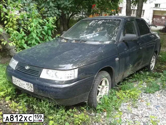 Фото автомобиля LADA 2110, 2004 — госномер А812ХС159. Цвет: ЗОЛОТИСТЫЙ ТЕМНО-ЗЕЛЕНЫЙ
