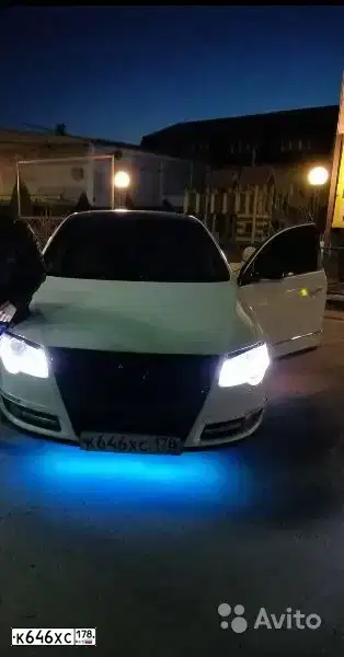 Фото автомобиля VOLKSWAGEN PASSAT, 2008 — госномер Т116ХЕ152. Цвет: Белый