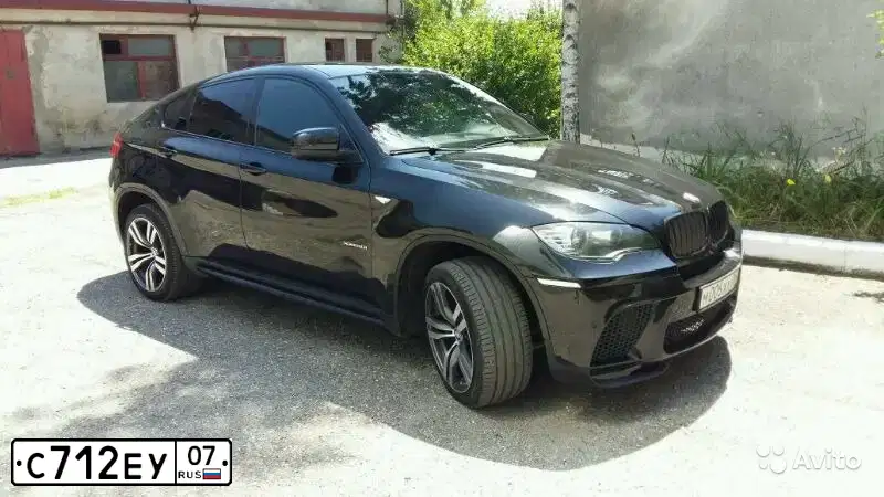 Фото автомобиля BMW X6, 2008 — госномер С712ЕУ07. Цвет: ЧЕРНЫЙ