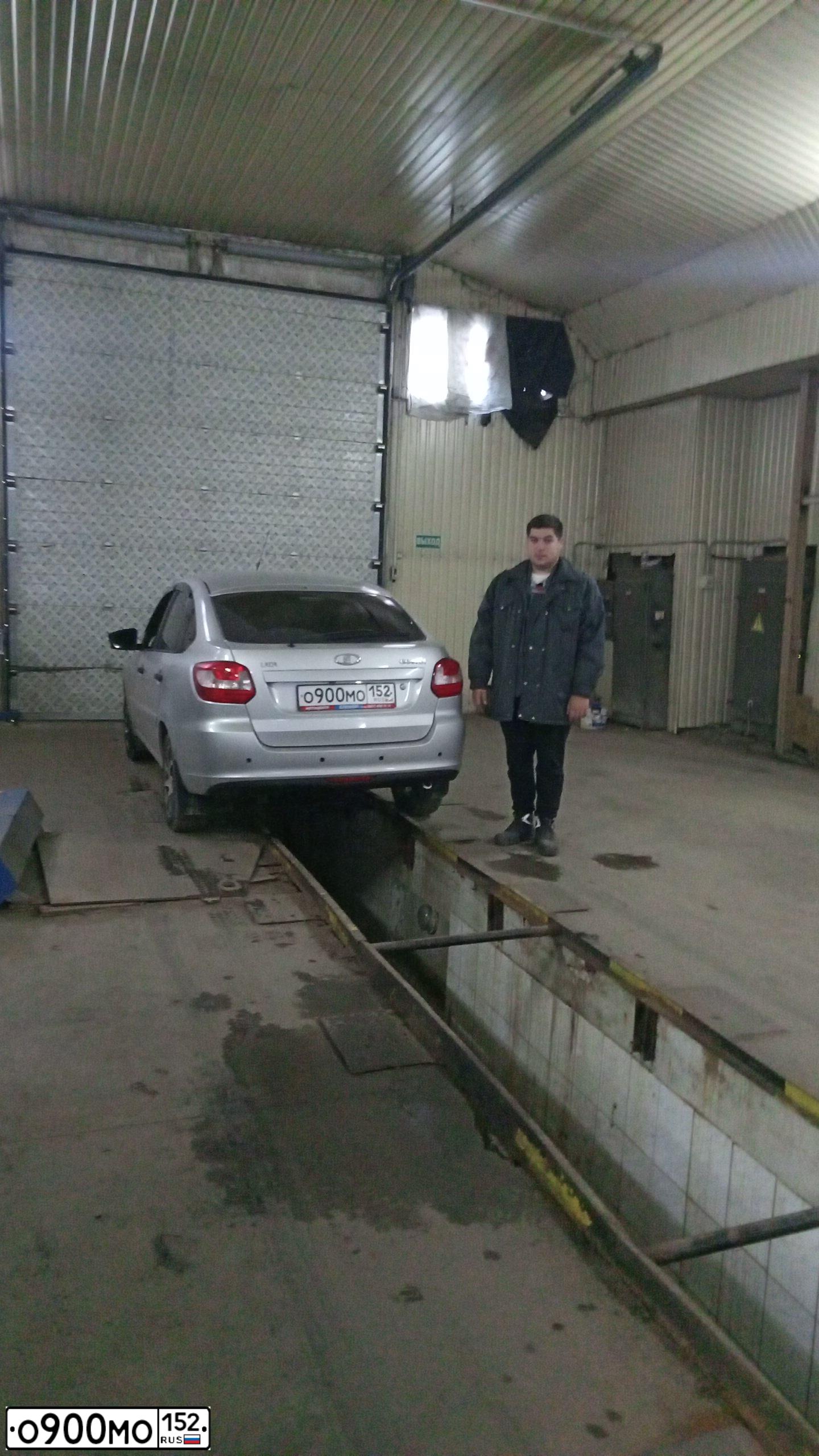 Фото автомобиля LADA 2191 GRANTA, 2016 — госномер О900МО152. Цвет: СЕРЕБРИСТЫЙ