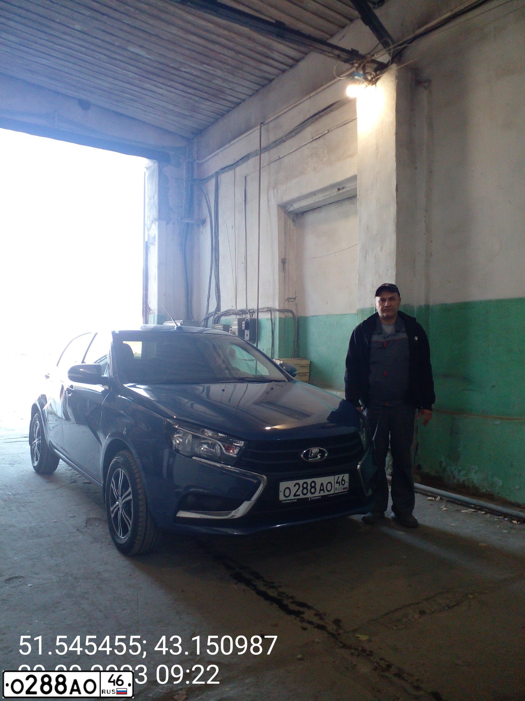 Фото автомобиля LADA VESTA, 2019 — госномер М025АТ164