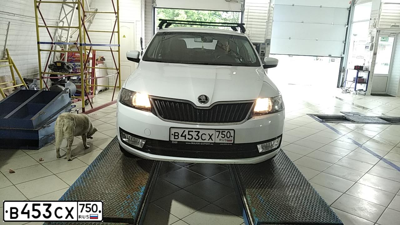 Фото автомобиля SKODA RAPID, 2014 — госномер Р369НЕ68
