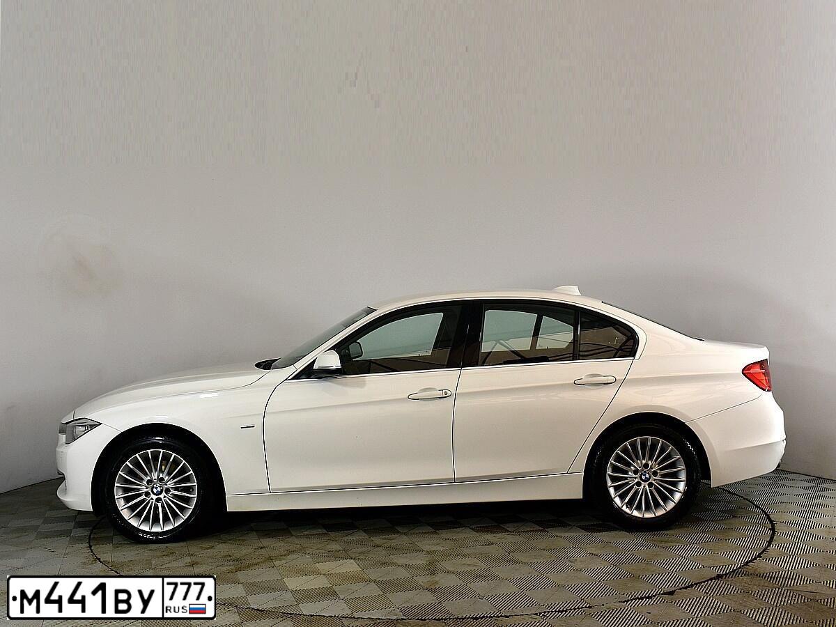 Фото автомобиля BMW SERIE 3, 2014 — госномер А156НК147. Цвет: Белый