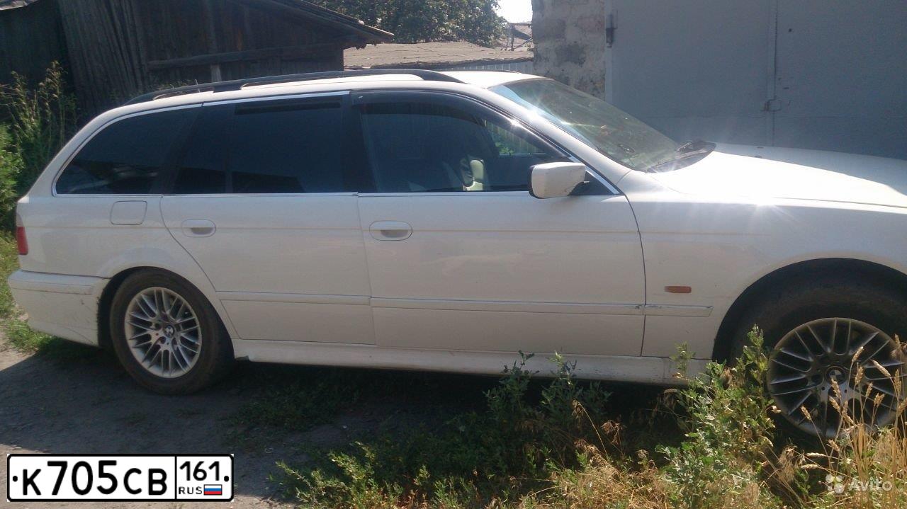 Фото автомобиля BMW SERIE 5, 2001 — госномер К705СВ161. Цвет: БЕЛЫЙ