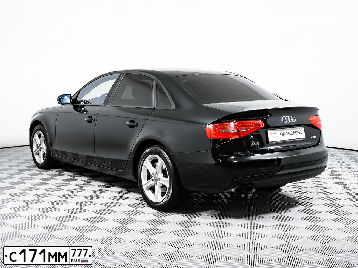 Фото автомобиля AUDI A4, 2014 — госномер С171ММ777. Цвет: ЧЕРНЫЙ