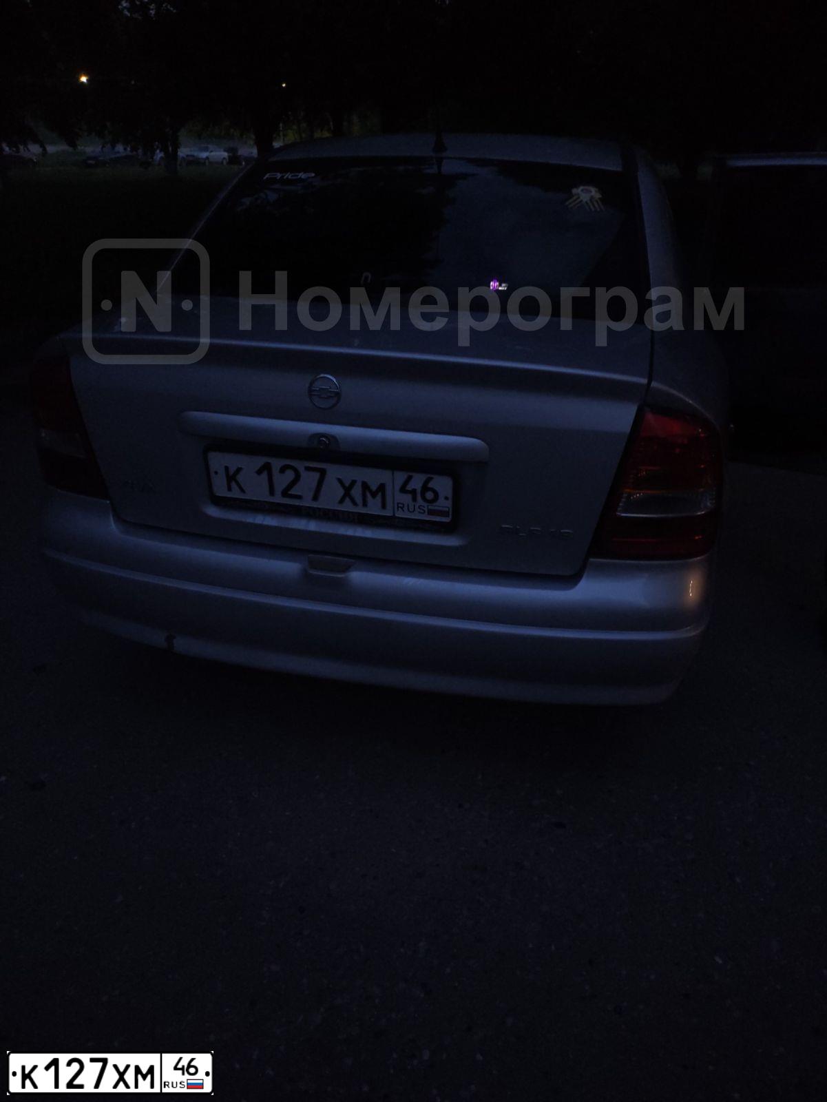Фото автомобиля CHEVROLET VIVA, 2005 — госномер К127ХМ46. Цвет: Светло-Серебристый металлик