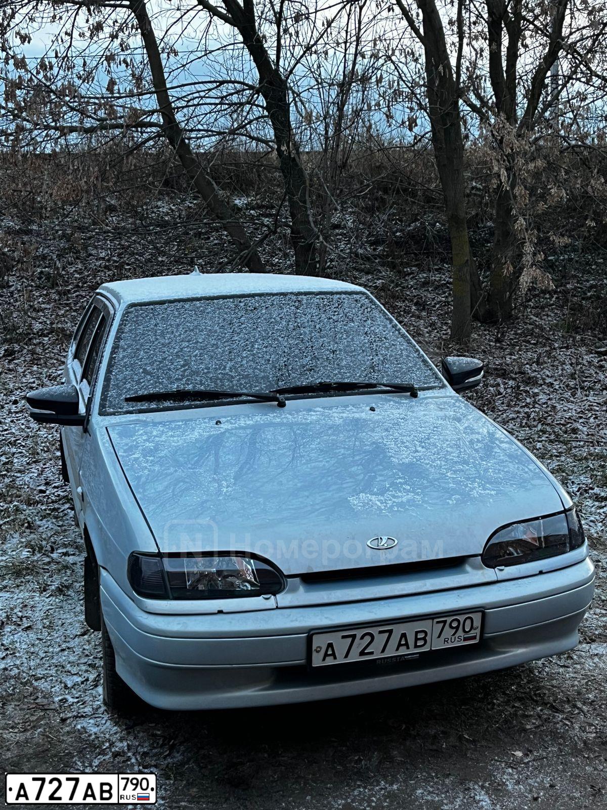 Фото автомобиля LADA 2114 SAMARA, 2004 — госномер А727АВ790. Цвет: СЕРЕБРИСТО-ЖЕЛТЫЙ