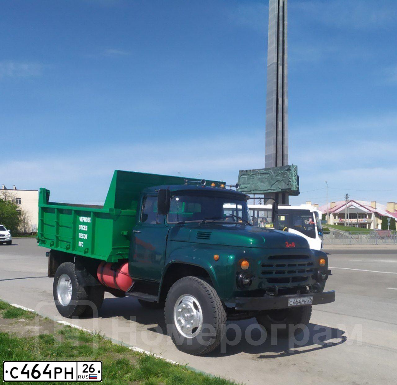 Фото автомобиля ZIL MMZ 4520 /6X4/, 1991 — госномер С464РН26. Цвет: ЗЕЛЕНЫЙ