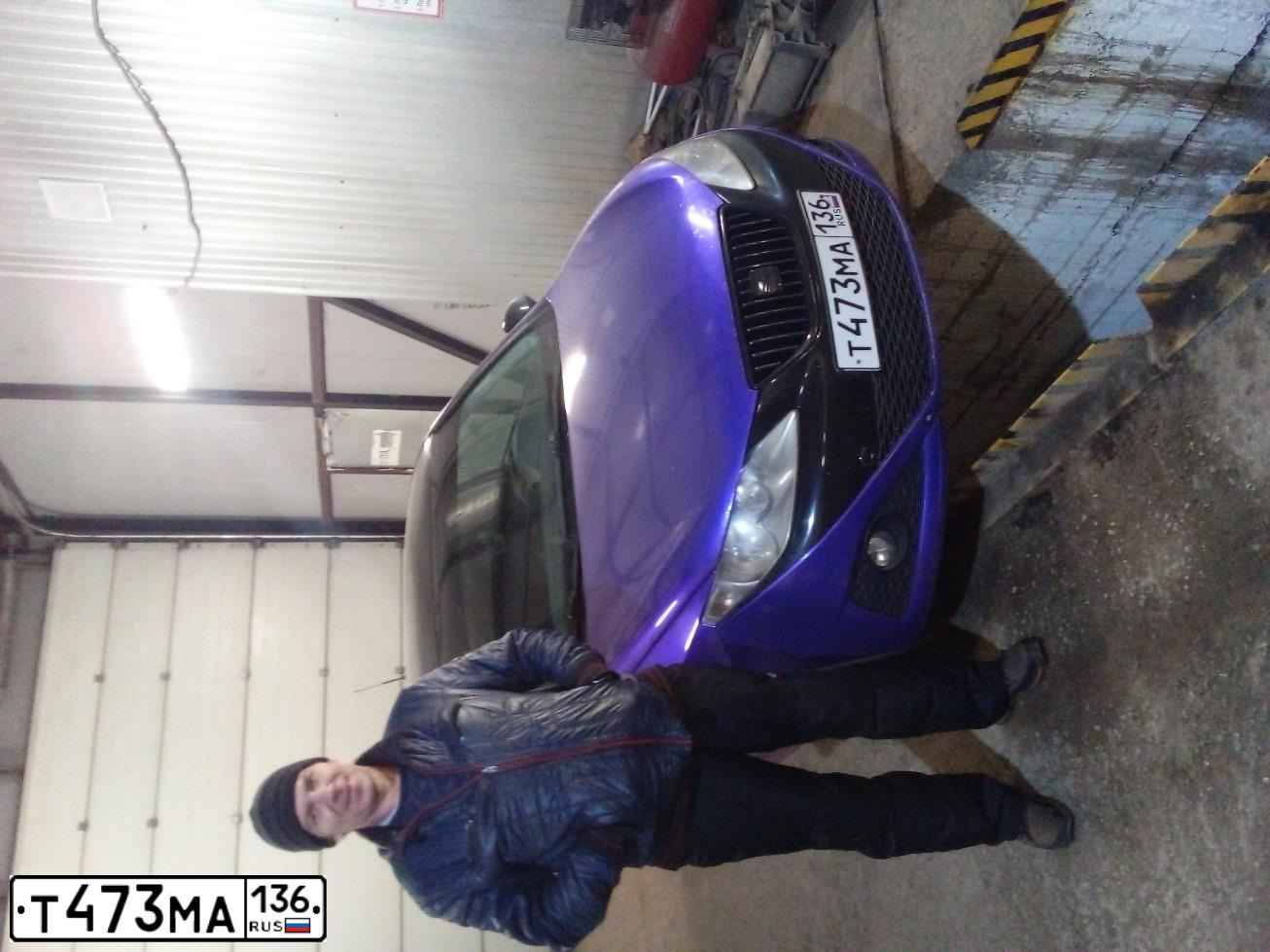 Фото автомобиля SEAT IBIZA, 2008 — госномер М591АМ763. Цвет: ФИОЛЕТОВЫЙ