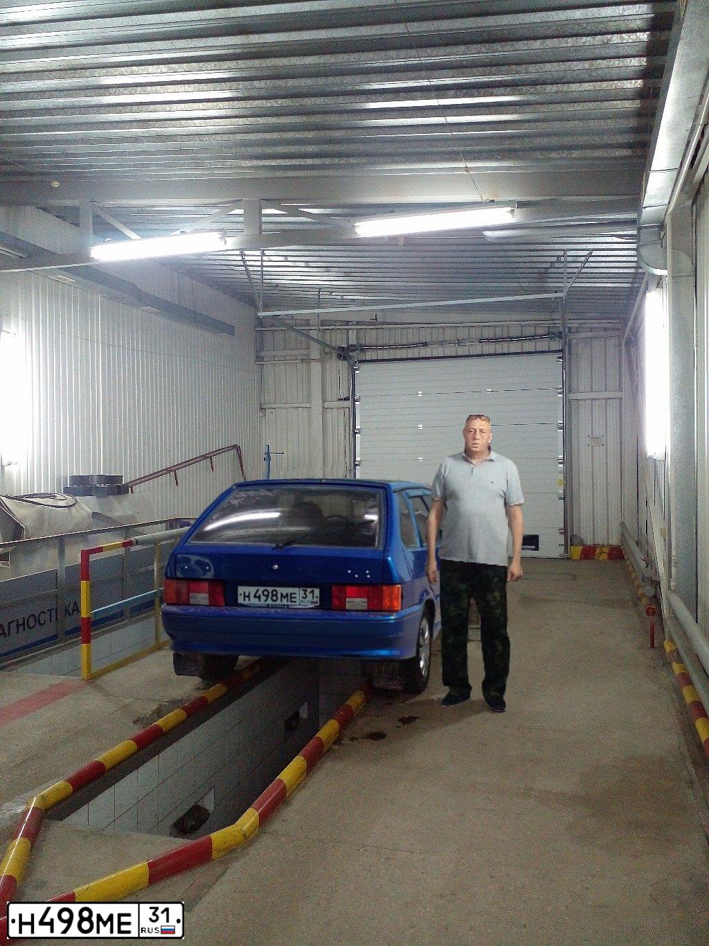 Фото автомобиля LADA 2114, 2007 — госномер Т745МХ39. Цвет: синий