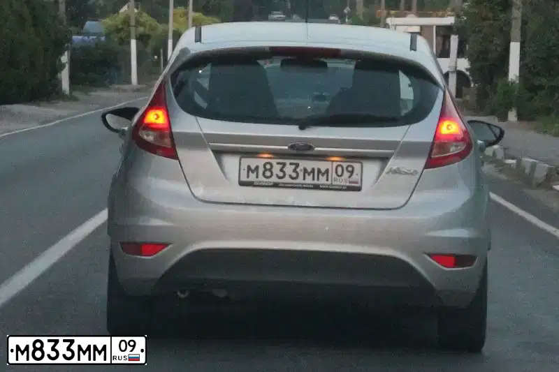 Фото автомобиля FORD FIESTA, 2009 — госномер Р643ВТ761