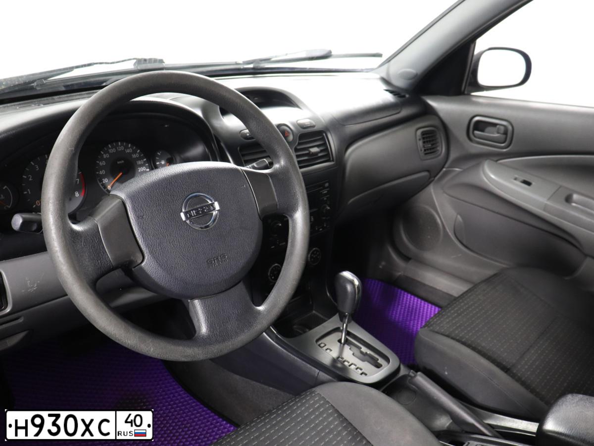 Фото автомобиля NISSAN ALMERA, 2008 — госномер К266НА40. Цвет: ЧЕРНЫЙ
