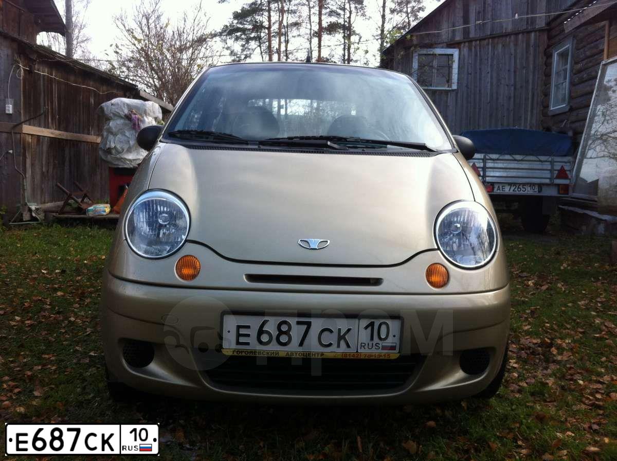 Фото автомобиля DAEWOO MATIZ, 2007 — госномер Е687СК10. Цвет: БЕЖЕВО-СЕРЫЙ