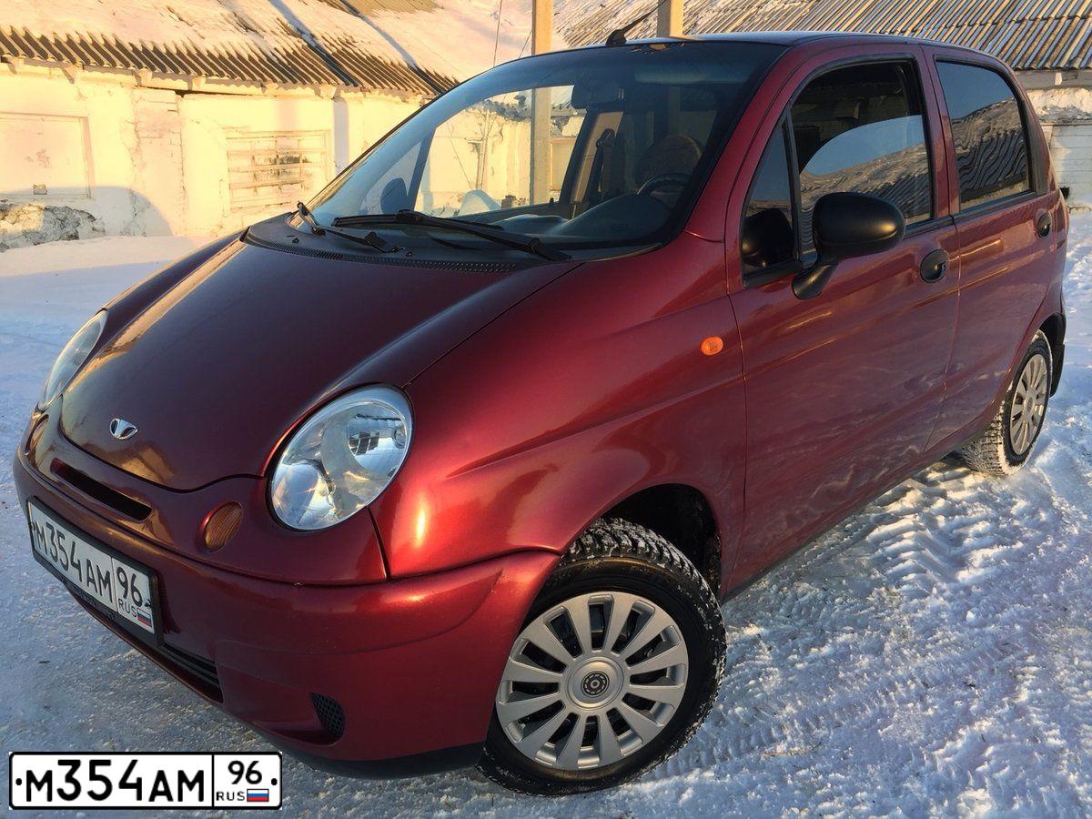 Фото автомобиля DAEWOO MATIZ, 2008 — госномер К595ВР196. Цвет: ТЕМНО-КРАСНЫЙ