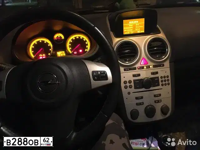 Фото автомобиля OPEL CORSA, 2008 — госномер Е322ТА716. Цвет: ЖЕЛТЫЙ