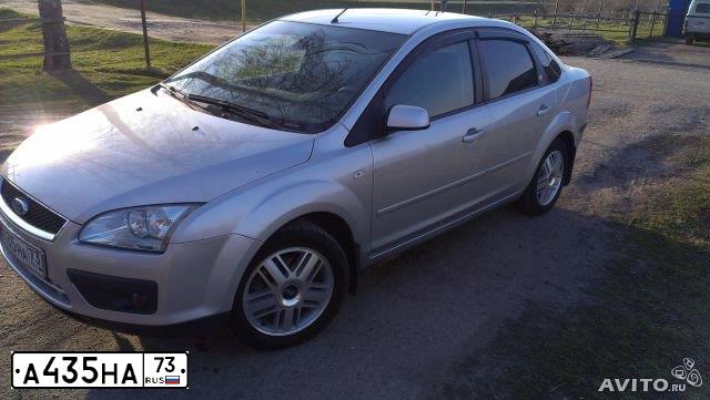 Фото автомобиля FORD FOCUS, 2006 — госномер В641МК73. Цвет: СЕРЕБРИСТЫЙ