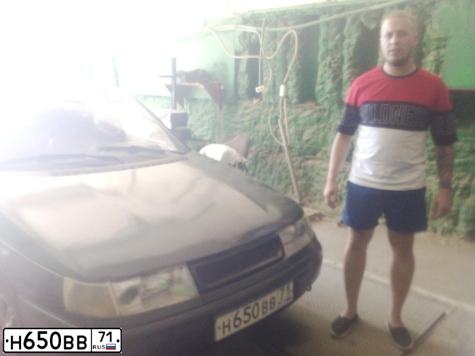 Фото автомобиля LADA 2110, 2001 — госномер Н650ВВ71. Цвет: ТЕМНО-ФИОЛЕТОВЫЙ