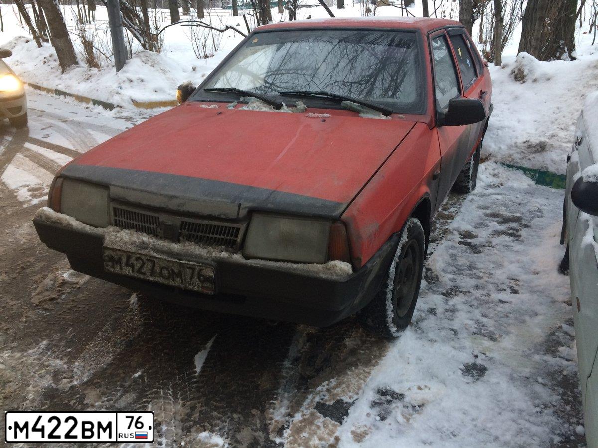Фото автомобиля VAZ ВАЗ21101, 2005 — госномер М422ВМ76. Цвет: СИНЕ-ЗЕЛЕНЫЙ