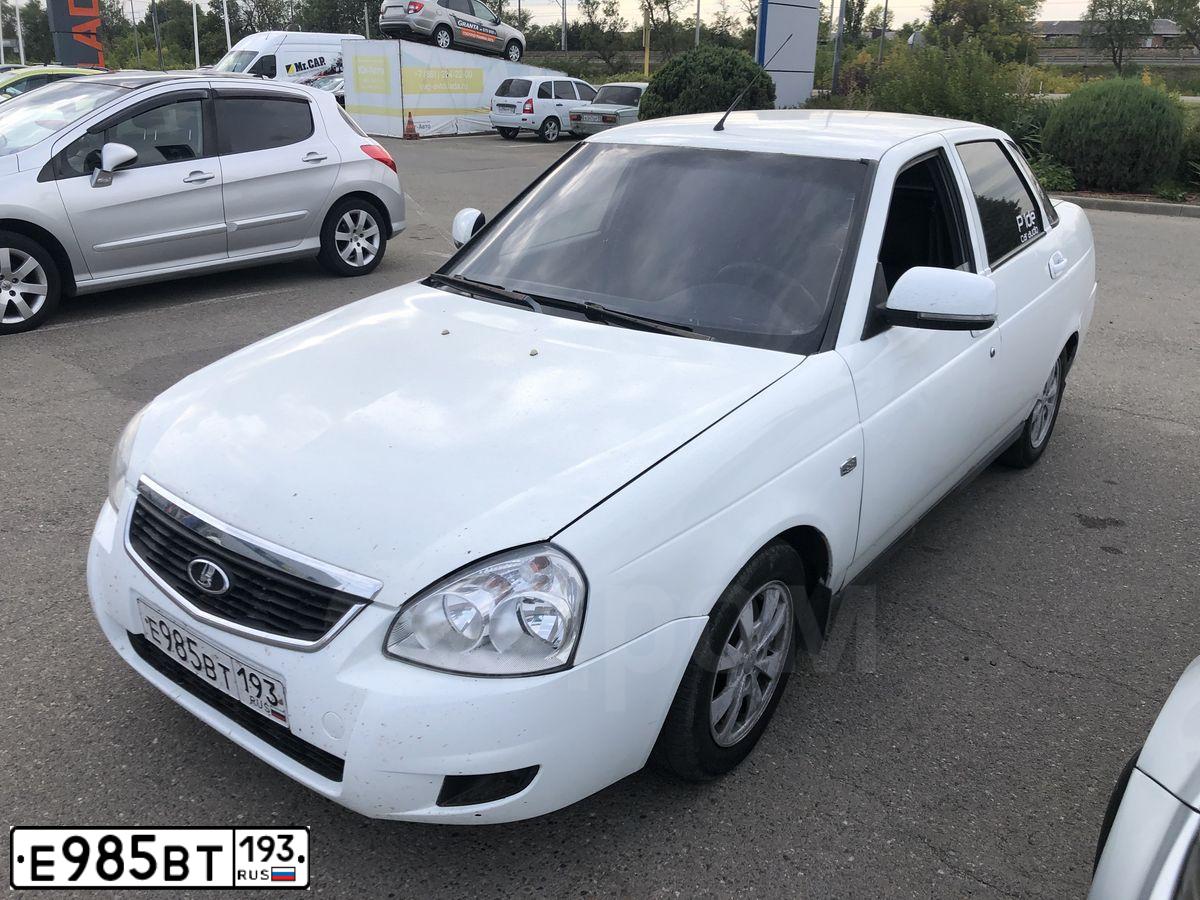 Фото автомобиля LADA 2170 PRIORA, 2010 — госномер Е897ЕС193. Цвет: Белый